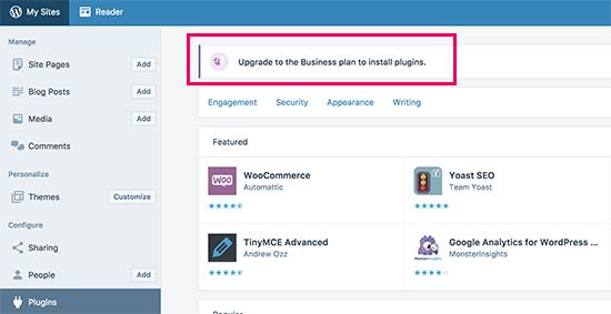 WordPress.com plugins WordPress.com plugins
