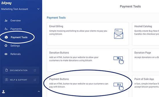 Create Bitcoin payment buttons with BitPay Create Bitcoin payment buttons with BitPay