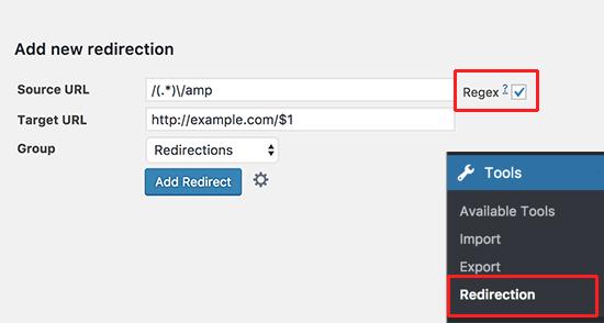 AMP Redirect AMP Redirect