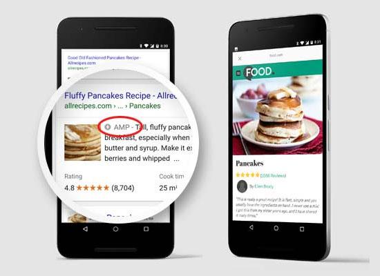 AMP pages appearing in Google search results AMP pages appearing in Google search results