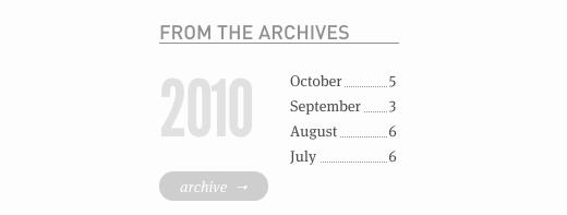 Custom WordPress Archives Display with Post Count Custom WordPress Archives Display with Post Count