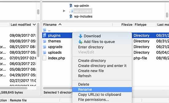 Rename plugins folder Rename plugins folder