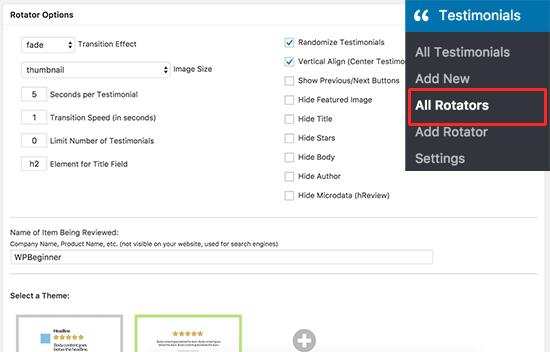 Create your testimonials rotator Create your testimonials rotator