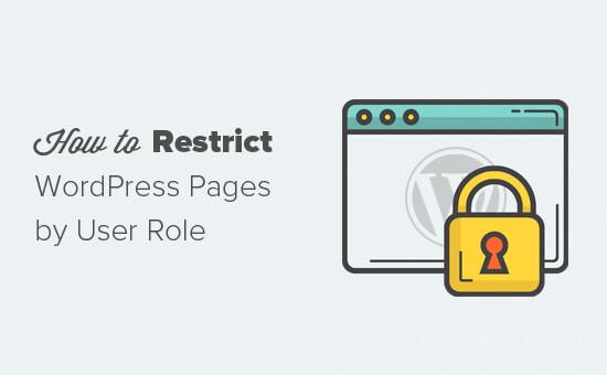 Restrict Content by User Role Restrict Content by User Role