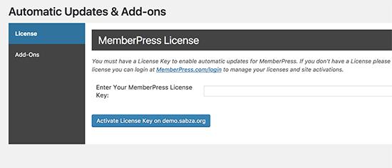 MemberPress license key MemberPress license key