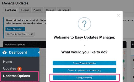Configure manually Configure manually