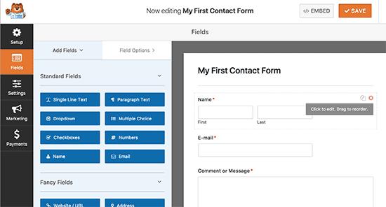 Form builder Form builder