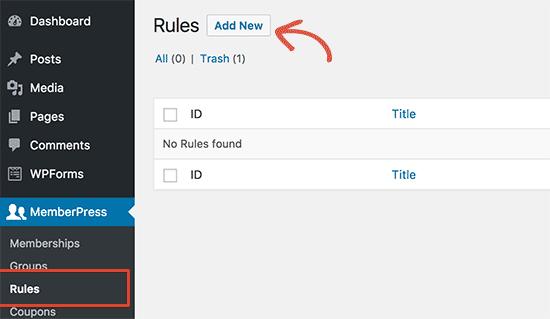 Add new rule Add new rule