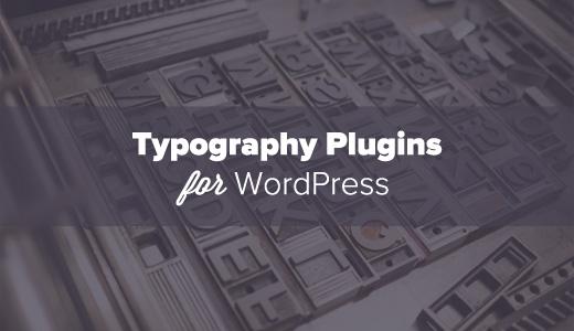 Typography for WordPress Typography for WordPress