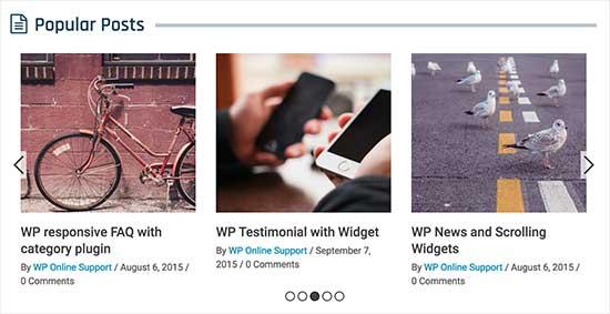 Popular posts slider Popular posts slider