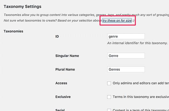 Create taxonomies for fanfiction Create taxonomies for fanfiction