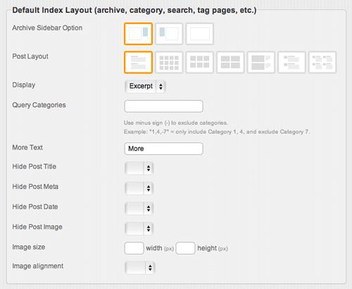 Folo Layout Options