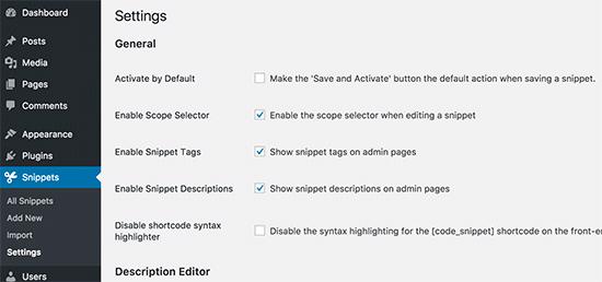 Tweaking plugin settings Tweaking plugin settings