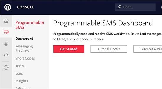 Get started with Twilio Get started with Twilio