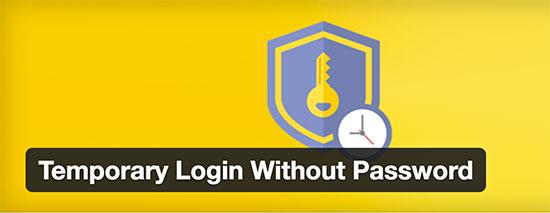 Temporary Login Without Password Temporary Login Without Password