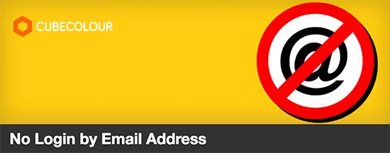 No login by email No login by email