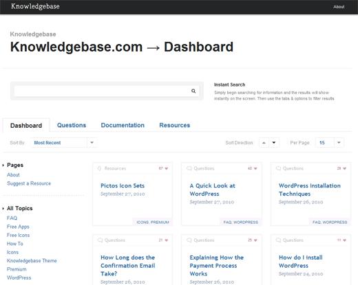 Knowledgebase Theme