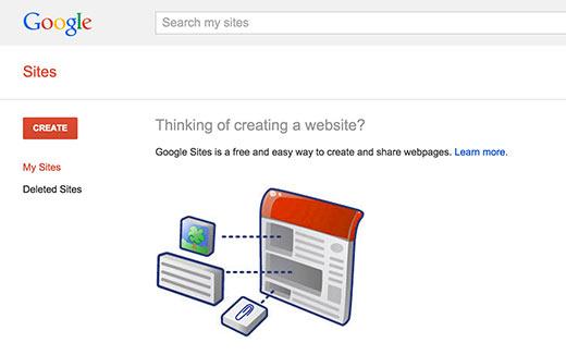 Google Sites Google Sites