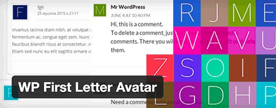 WP First Letter Avatar WP First Letter Avatar