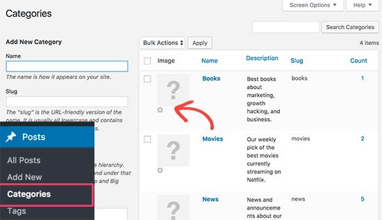 Adding thumbnail images to your categories Adding thumbnail images to your categories