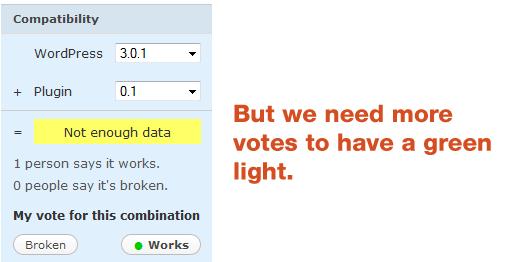 Plugin Compatability Votes