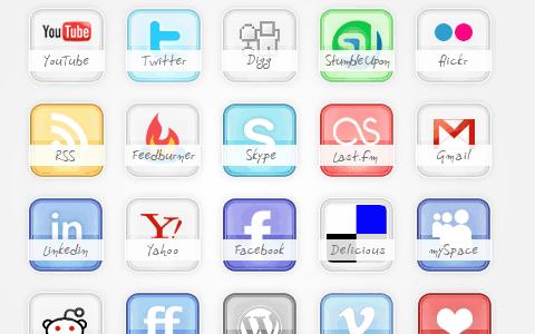 Mega Collection of Social Media Icons