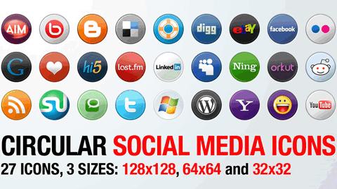 Mega Collection of Social Media Icons