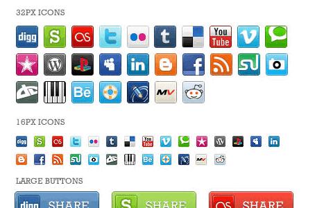 Mega Collection of Social Media Icons
