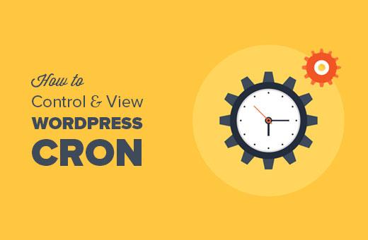 View and control WordPress cron