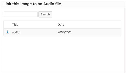 Select your audio file Select your audio file