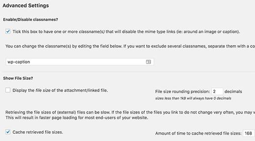 Advanced settings Advanced settings
