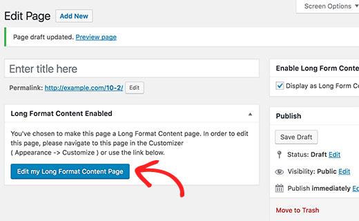 Launch long form content editor Launch long form content editor