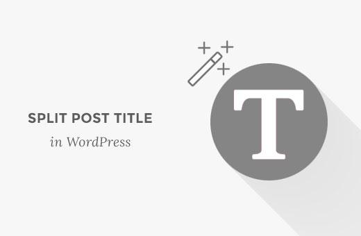 Split post or page title in line breaks Split post or page title in line breaks