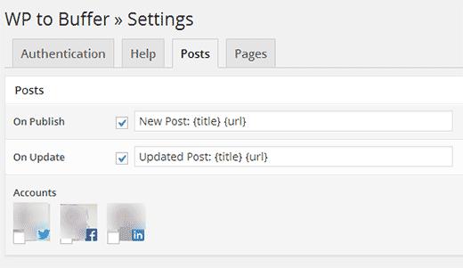 WP to Buffer WP to Buffer