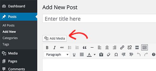 Add media button Add media button