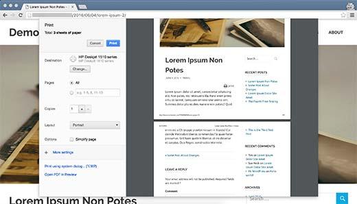 A typical print preview with sidebars forms all printed A typical print preview with sidebars forms all printed