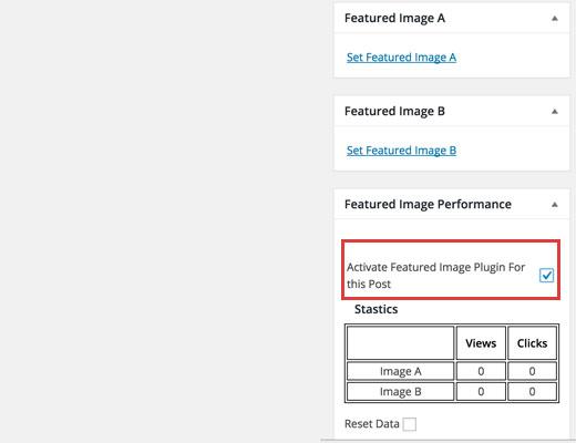 Upload two features images and activate A/B test Upload two features images and activate A/B test