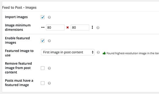Feed to post images Feed to post images