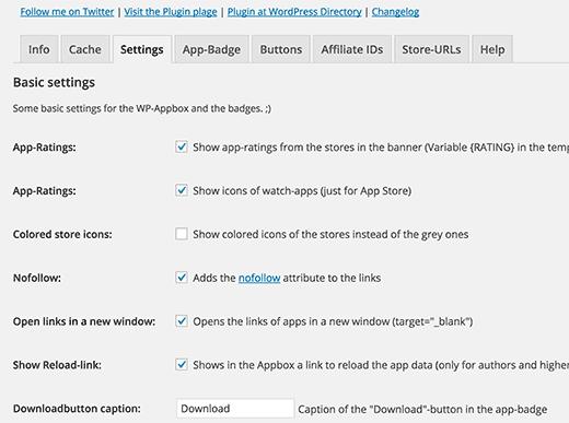General settings for appbox and badges General settings for appbox and badges