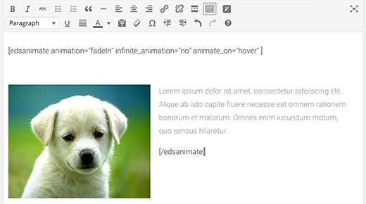 Replace dummy content inside shortcode with your own content Replace dummy content inside shortcode with your own content