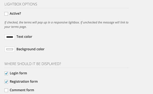 Agreeable display settings Agreeable display settings