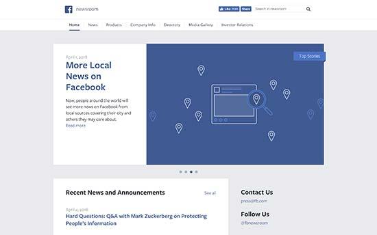 Facebook新闻室 Facebook新闻室