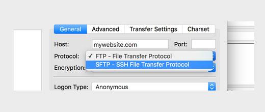 SFTP而不是FTP SFTP而不是FTP