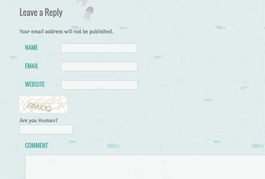Easy Captcha Comment Form Easy Captcha Comment Form