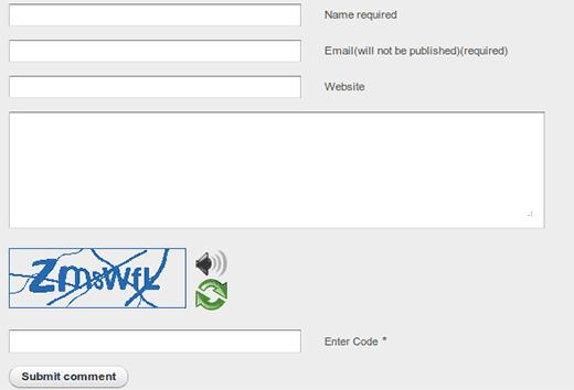 Captcha generated by Securimage-WP with audio and refresh buttons Captcha generated by Securimage-WP with audio and refresh buttons