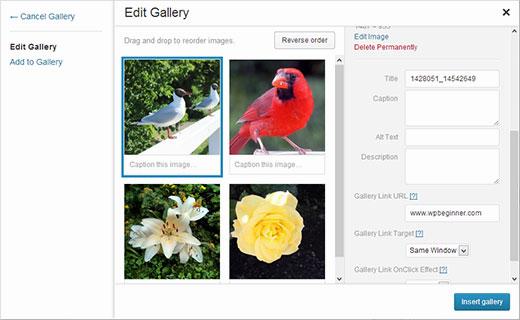 Adding custom link to gallery images in WordPress Adding custom link to gallery images in WordPress