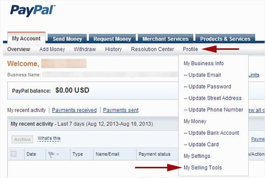 Obtaining PayPal API Credentials for your Booking System Obtaining PayPal API Credentials for your Booking System
