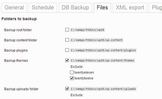 Select or Include files and directories from backup job Select or Include files and directories from backup job