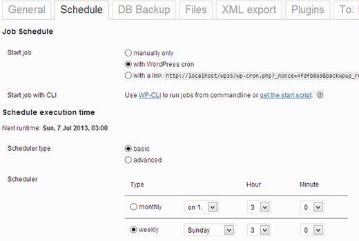 Scheduling automatic backups in WordPress using BackWPup Scheduling automatic backups in WordPress using BackWPup