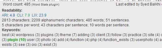 Word Stat Post